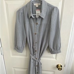 TJ maxx long sleeve button up dress